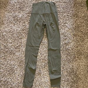 lululemon athletica align Olive Green Leggings